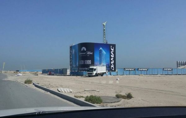 Damac Light Box Hoarding