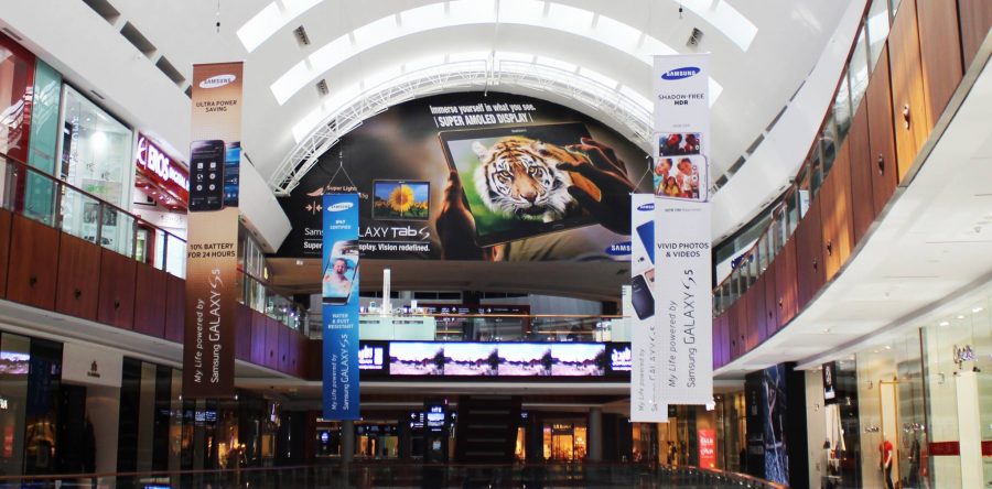 Dubai Mall  Arch Hoarding