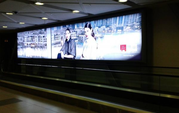 Dubai Mall Metrolink Light Boxes