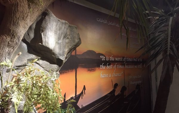 Dubai Mall Under water Zoo, wall graphics