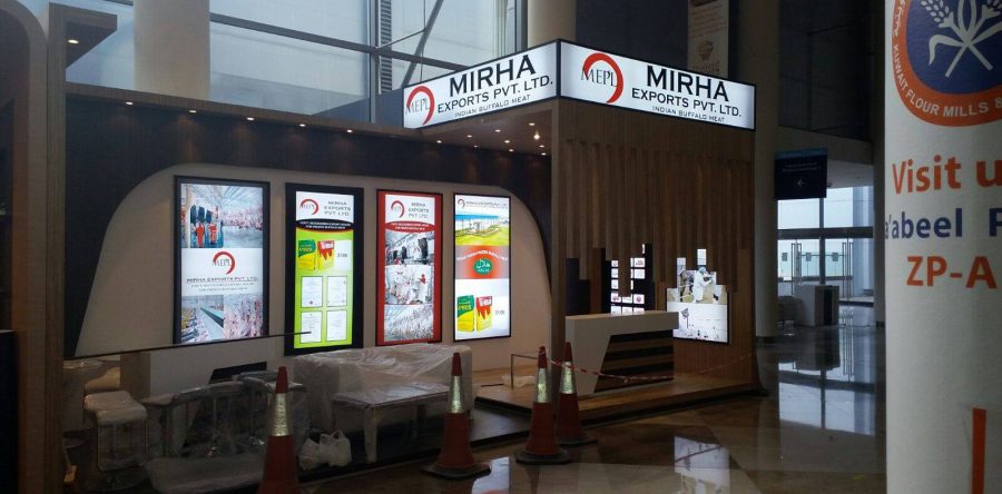 Exhibition Counter Branding – World Trade Center
