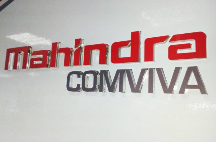 Mahindra Comviva 3D Acrylic Branding