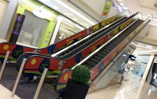 Marina Mall escalators
