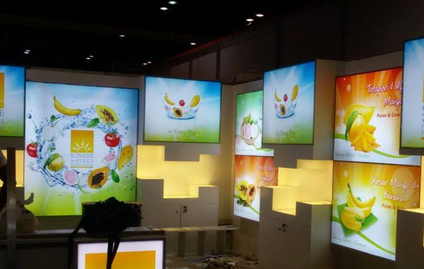 Sunrise Naturals – Exhibition counter