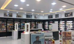 LED light box and Gondolla banding in Barari Outlet Mall in Al Ain