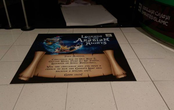 Legends of Arabian Nights  Branding in Dubai Mall