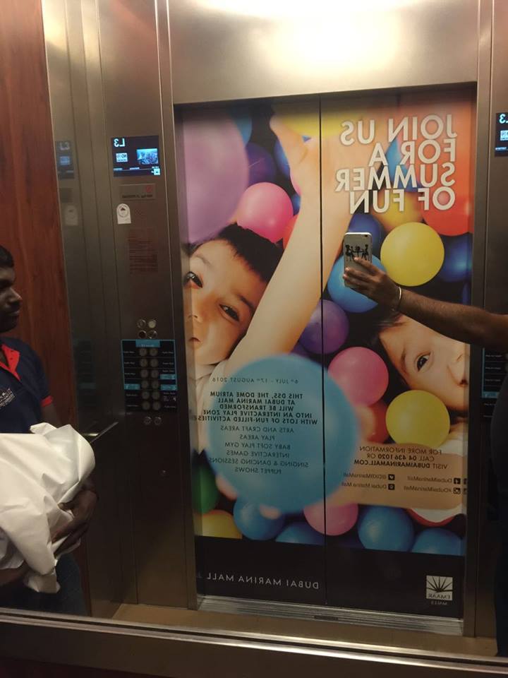 Marina Mall DSS brandings Neighbourhood Digital Printing DUBAI UAE