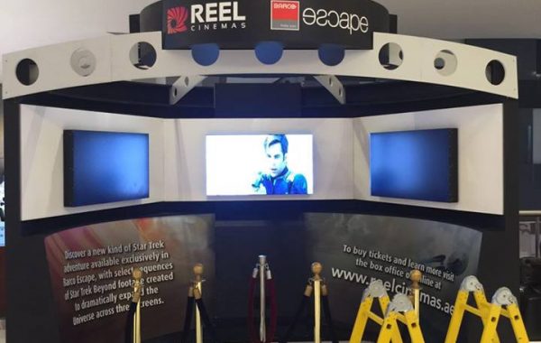 Reel cinema BARCO POD branding