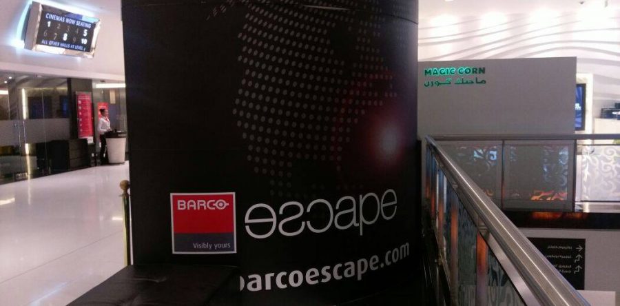 Reel cinema BARCO POD branding