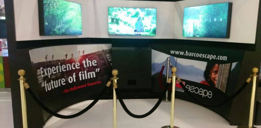 Reel cinema BARCO POD branding