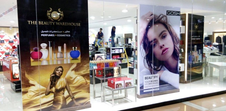 AL Wahdha Mall- Perfume shop branding