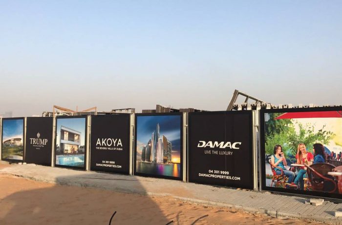 DAMAC Fence branding - Neighbourhood Digital Printing DUBAI UAE | Large ...