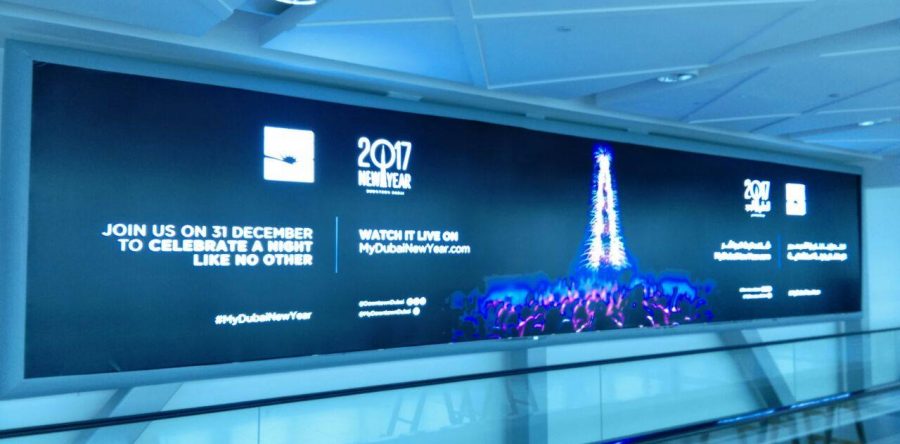 New year campaign in Dubai Mall