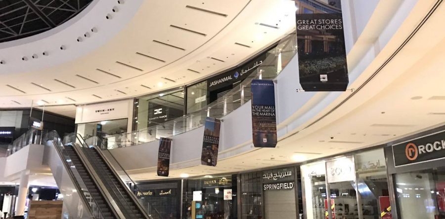 Dubai Marina mall  Liner banners