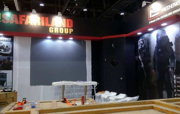 Exhibition stand branding