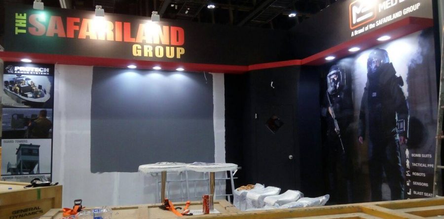 Exhibition stand branding