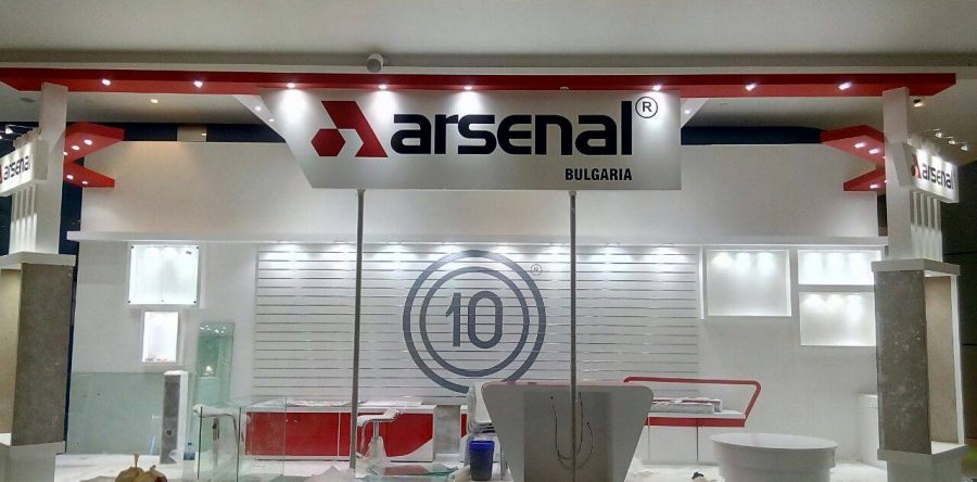 Exhibition stand branding