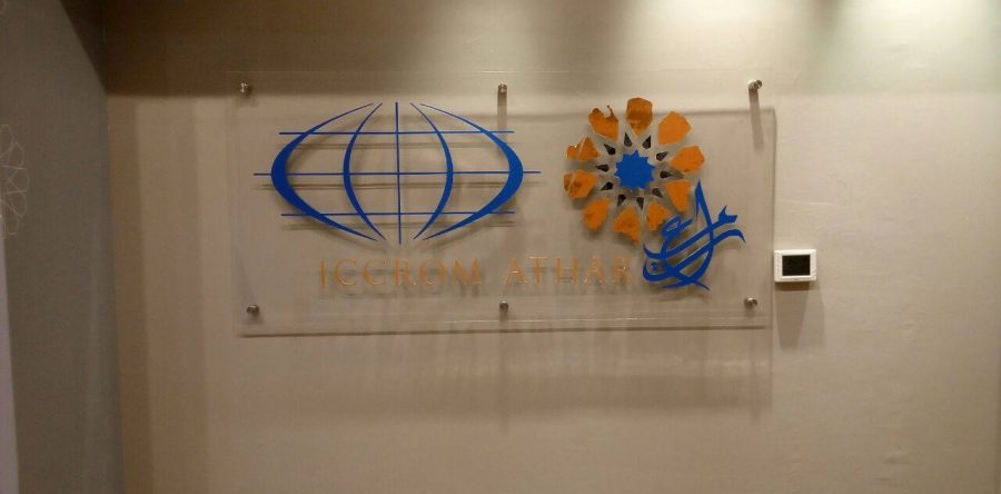 Acrylic boards  for ICCROM ATHAR, Sharjah