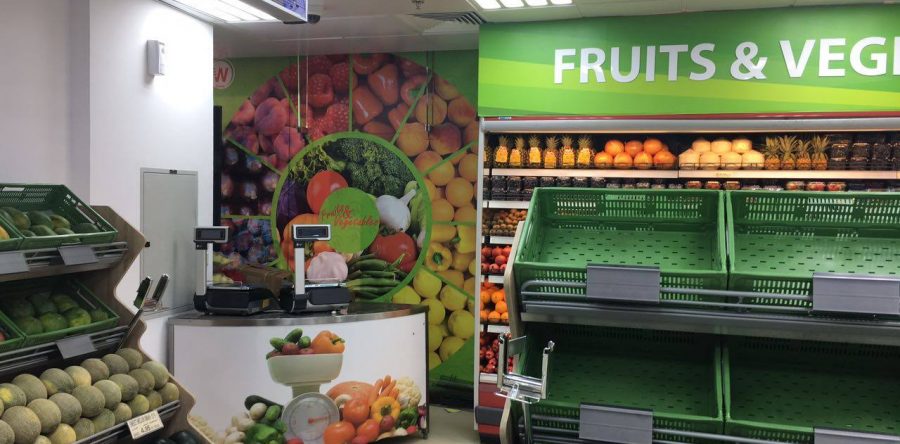 Westzone Barsha Branch: Supermarket internal and external brandings