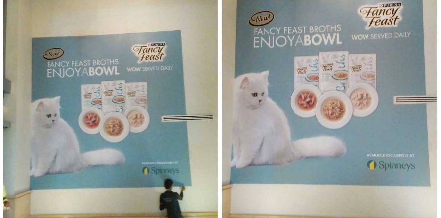 MARINA MALL WALL STICKER – Spinneys Promotion