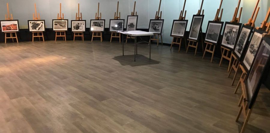 Easel stand for Sharjah Classic Cars Museum