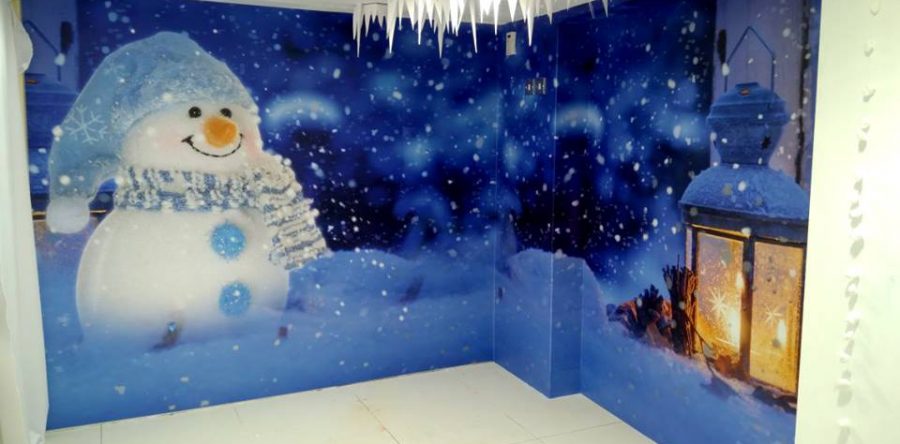 Wall Branding for  Christmas