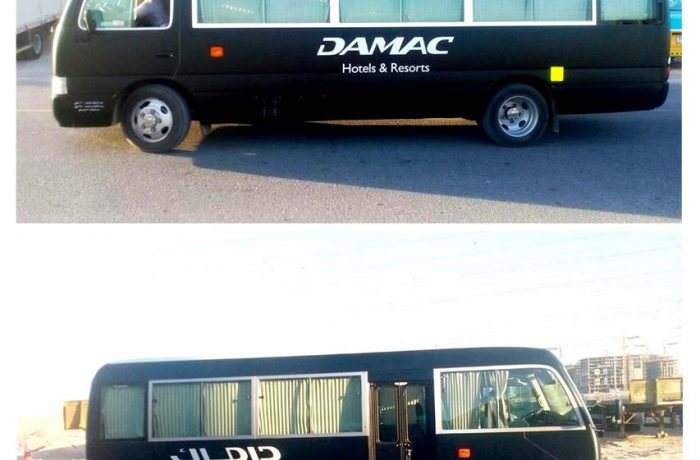 Vehicle Branding for DAMAC