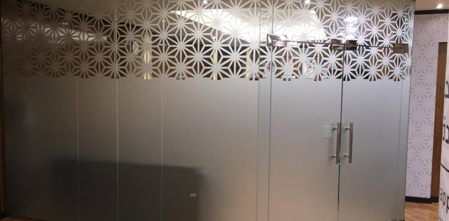 GLASSBRANDING  & FROSTEDSTICKER  for DEWA