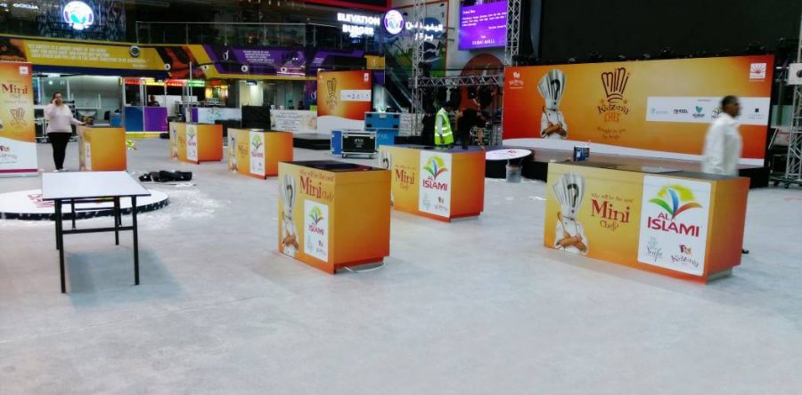 Kidzania Events Branding – Stage & sticker