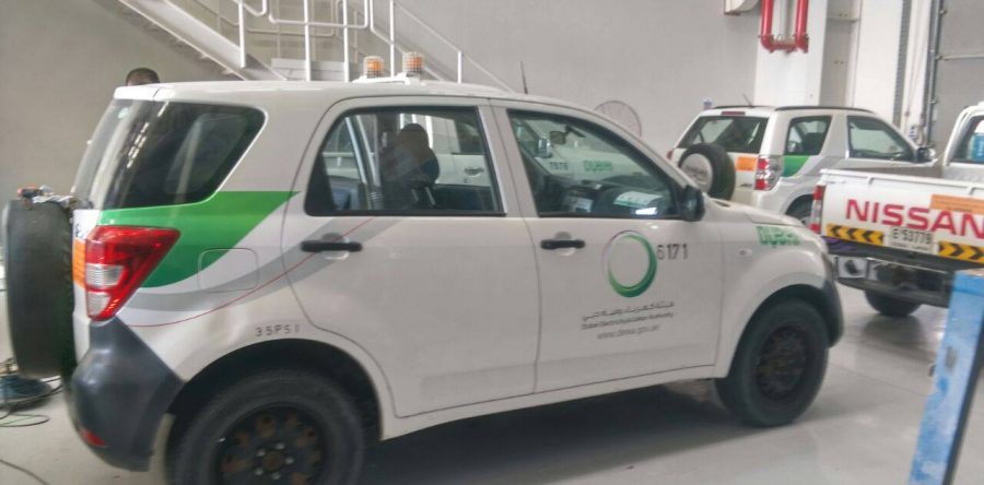 Vehiclebranding  For Dubai Electricity and Water Authority (DEWA)