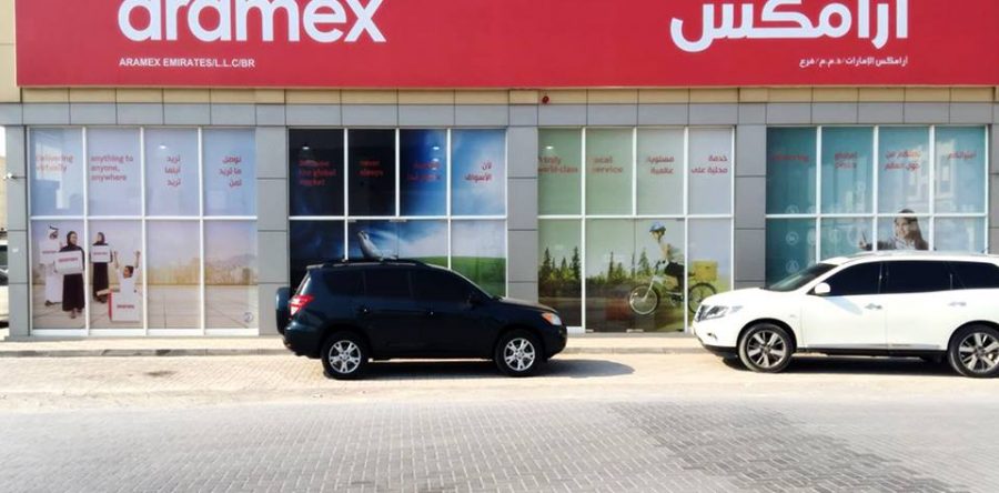 Office branding for Aramex